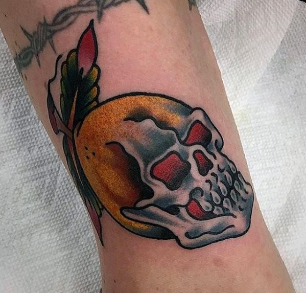 Zitrone tattoo mann 81
