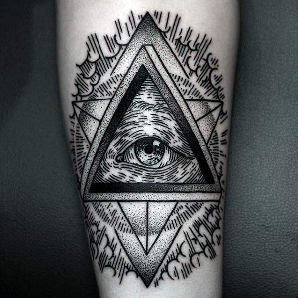 allsehendes Auge der Vorsehung tattoo 23