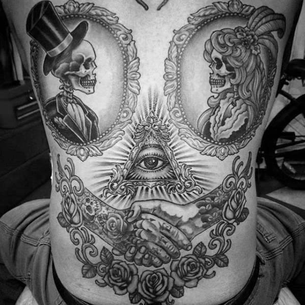 allsehendes Auge der Vorsehung tattoo 67