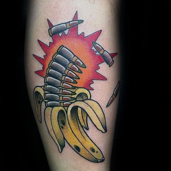 banane platane tattoo 79