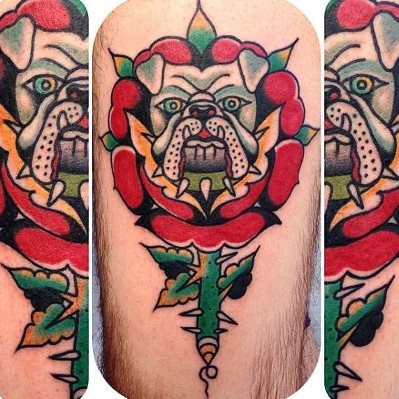 bulldog tattoo 103