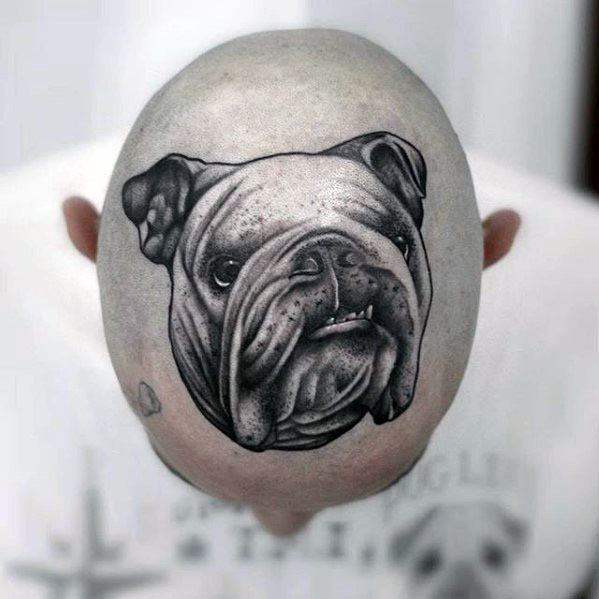 bulldog tattoo 107