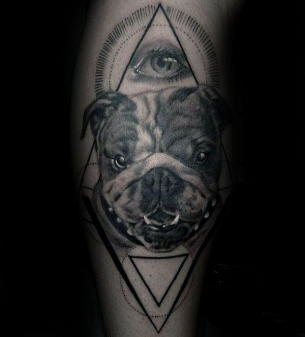 bulldog tattoo 45