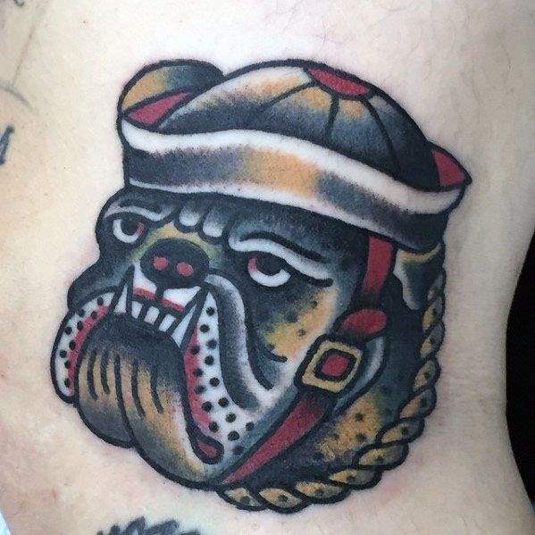 bulldog tattoo 85
