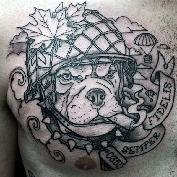 bulldog tattoo 99