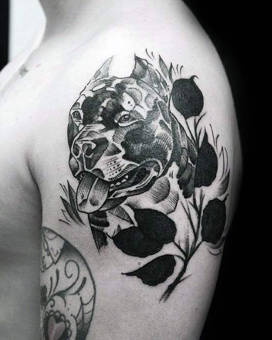 pitbull tattoo 71