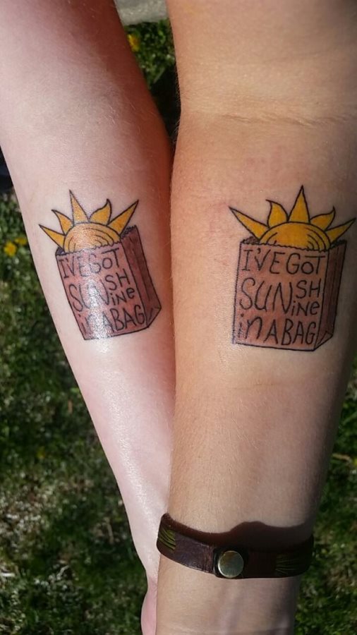 beste freunde tattoo 127