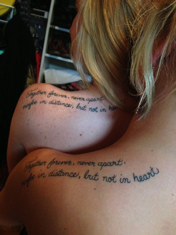 beste freunde tattoo 134