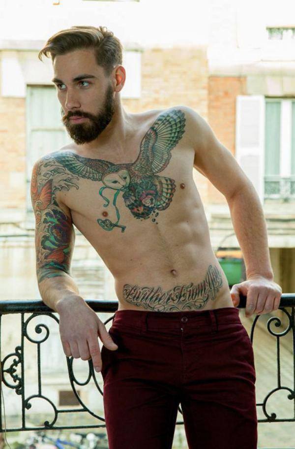 eule kauz tattoo 123