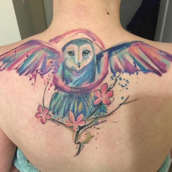eule kauz tattoo 126