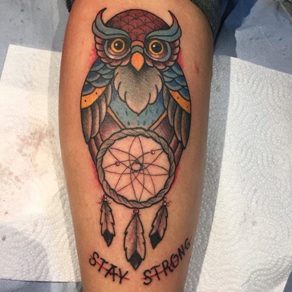 eule kauz tattoo 129