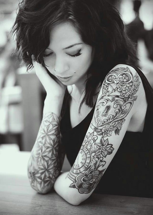 eule kauz tattoo 136