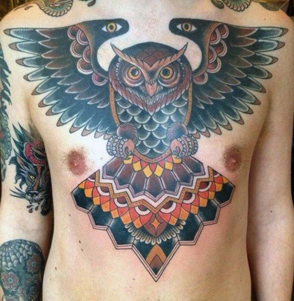 eule kauz tattoo 146