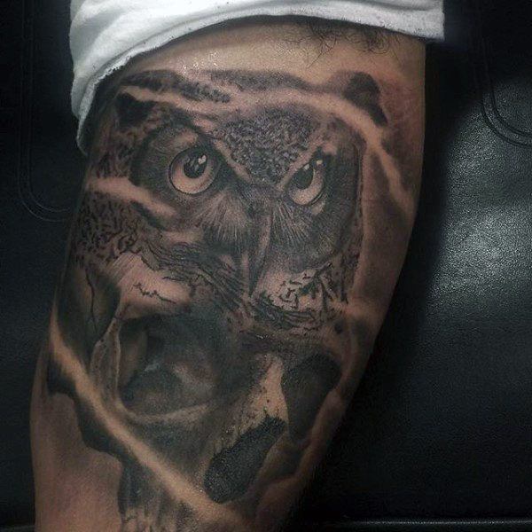 eule kauz tattoo 161