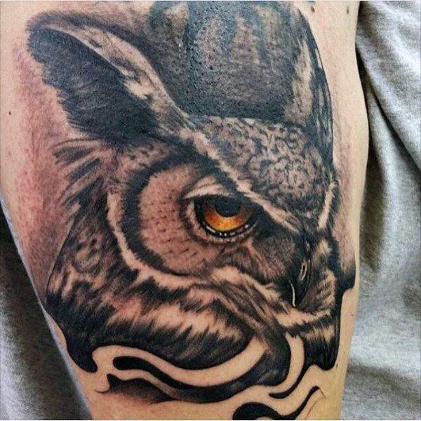 eule kauz tattoo 165