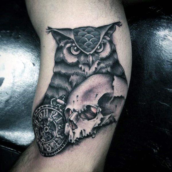 eule kauz tattoo 171