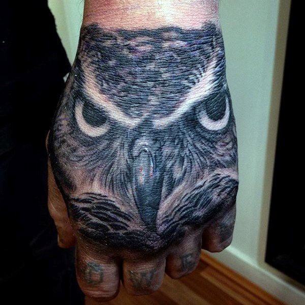 eule kauz tattoo 174