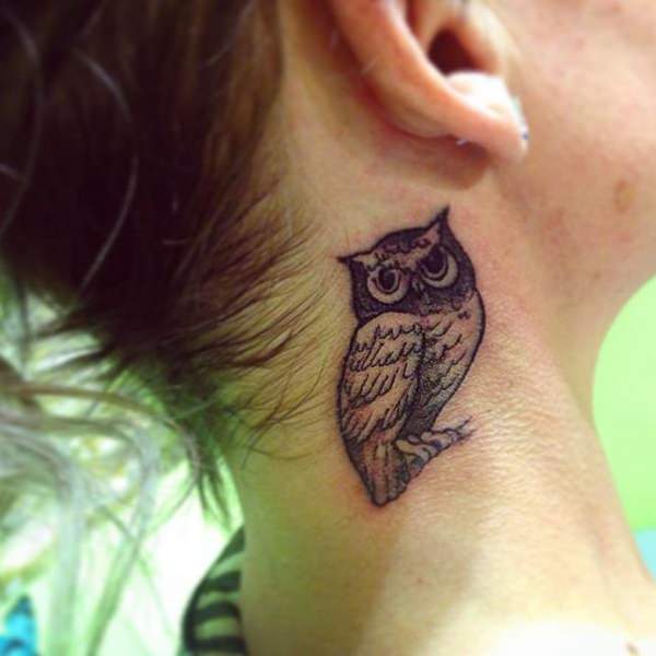 eule kauz tattoo 176