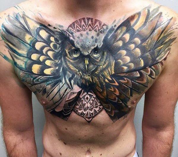eule kauz tattoo 178