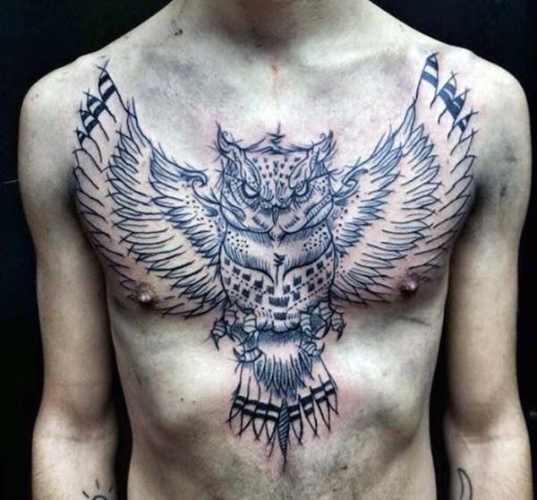 eule kauz tattoo 182