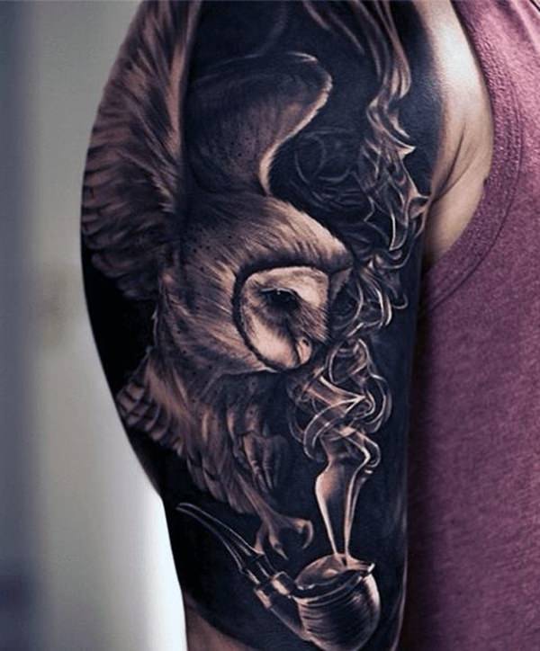 eule kauz tattoo 183