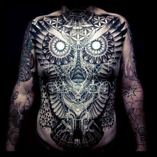 eule kauz tattoo 184