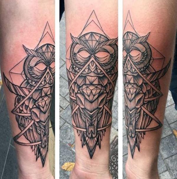 eule kauz tattoo 185