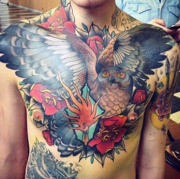 eule kauz tattoo 190