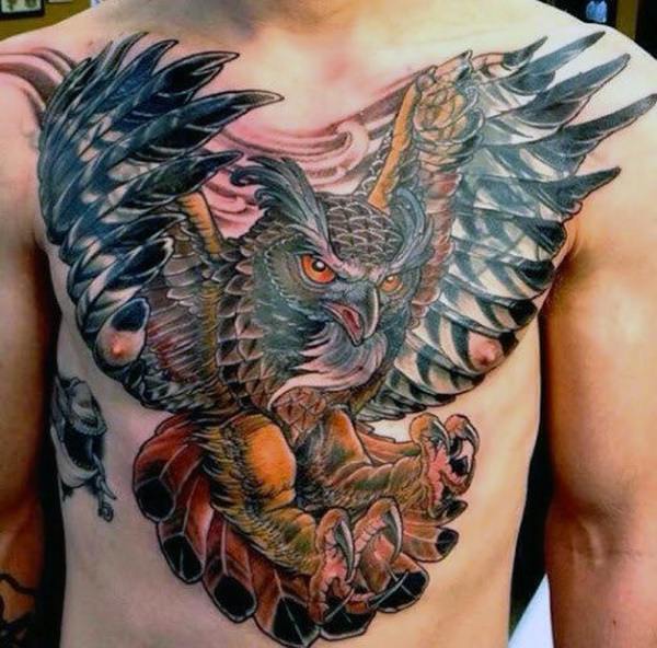 eule kauz tattoo 191