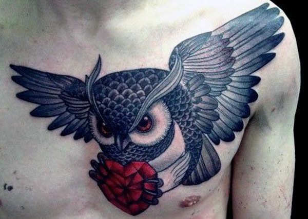 eule kauz tattoo 192