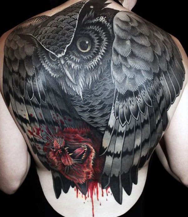 eule kauz tattoo 193