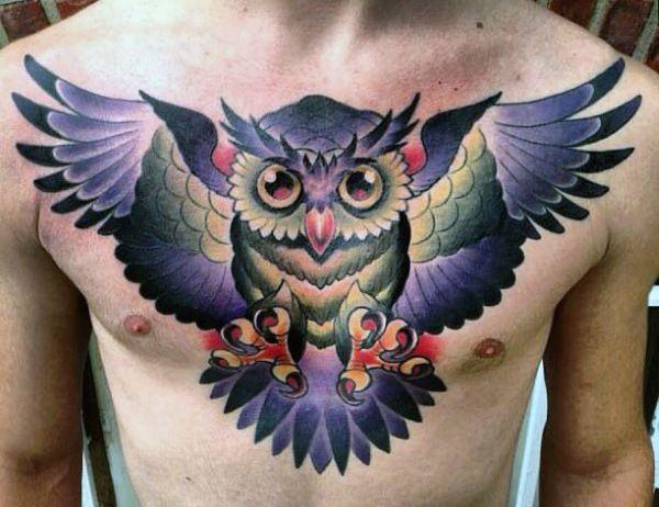 eule kauz tattoo 199