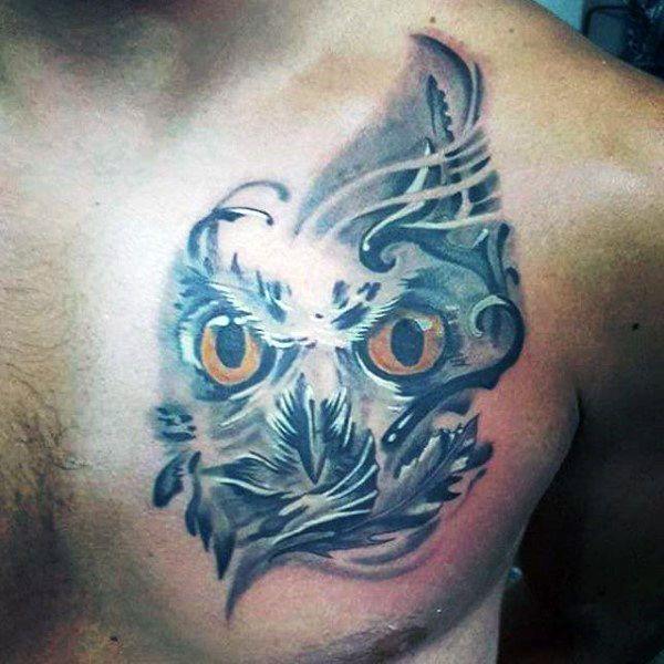 eule kauz tattoo 200