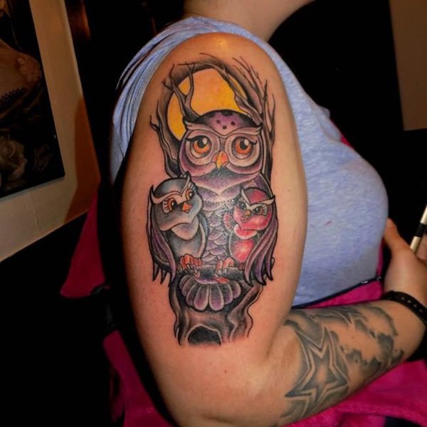 eule kauz tattoo 202