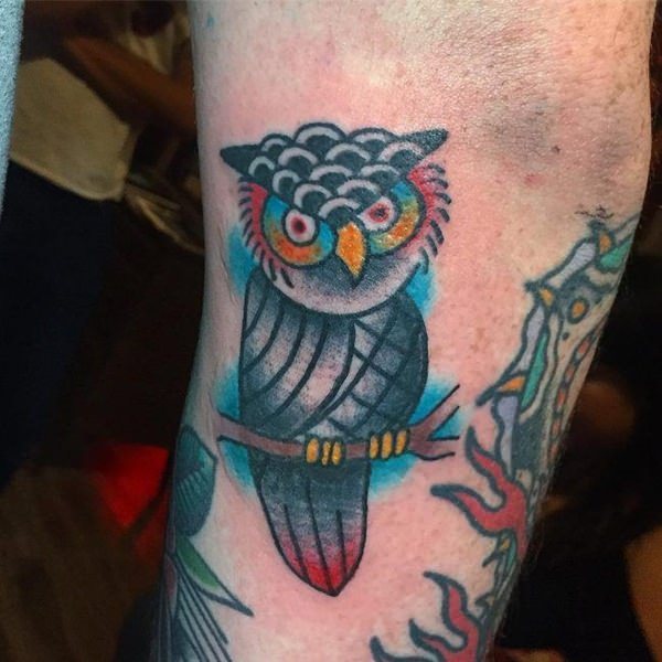 eule kauz tattoo 206