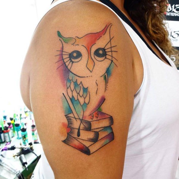 eule kauz tattoo 214