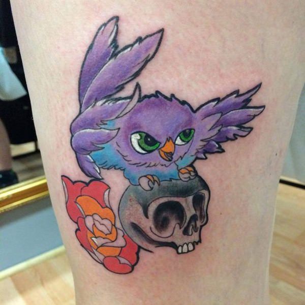 eule kauz tattoo 216