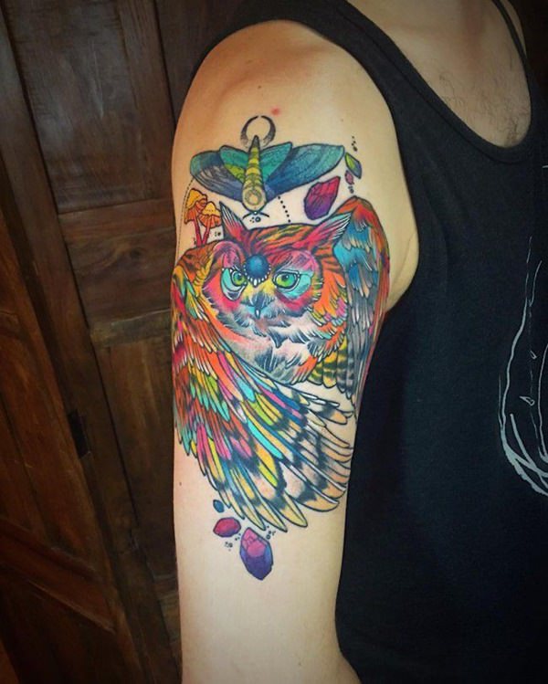 eule kauz tattoo 217