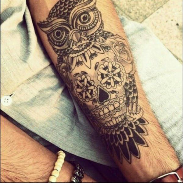 eule kauz tattoo 219