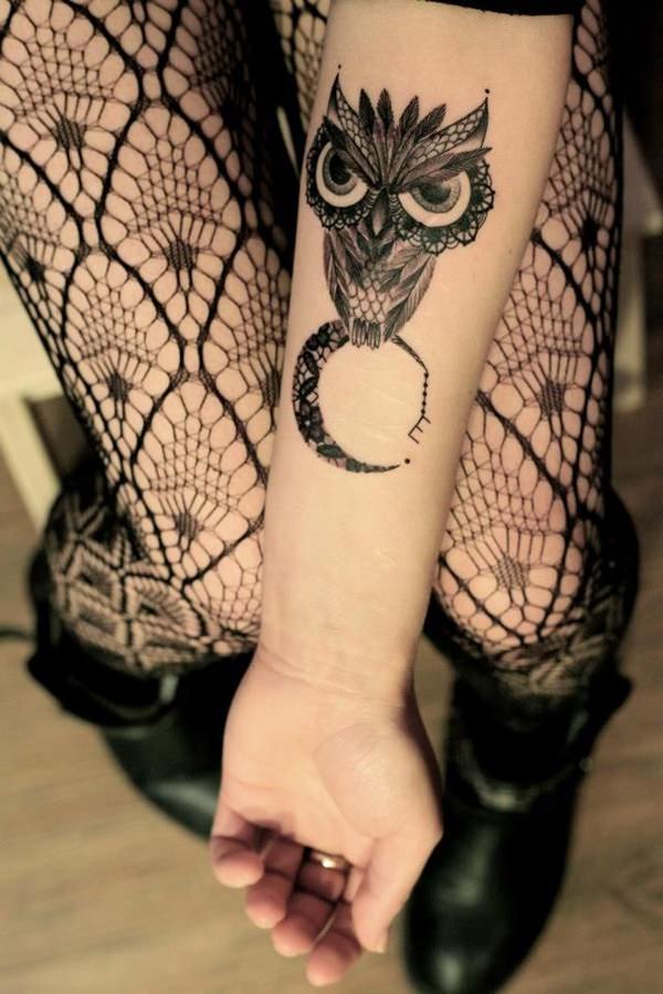 eule kauz tattoo 222