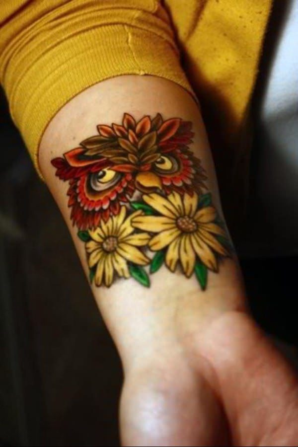 eule kauz tattoo 224