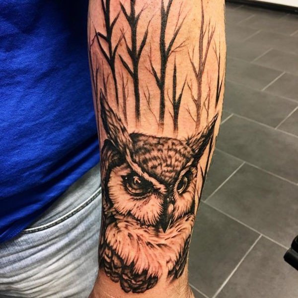 eule kauz tattoo 225