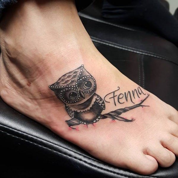eule kauz tattoo 226