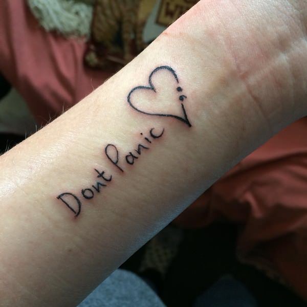 80 SemikolonTattoos Geschichte, Bedeutung und Design