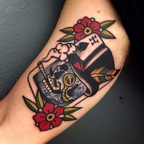 totenkopf tattoo 120