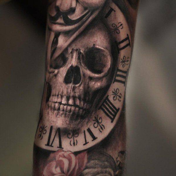 totenkopf tattoo 124