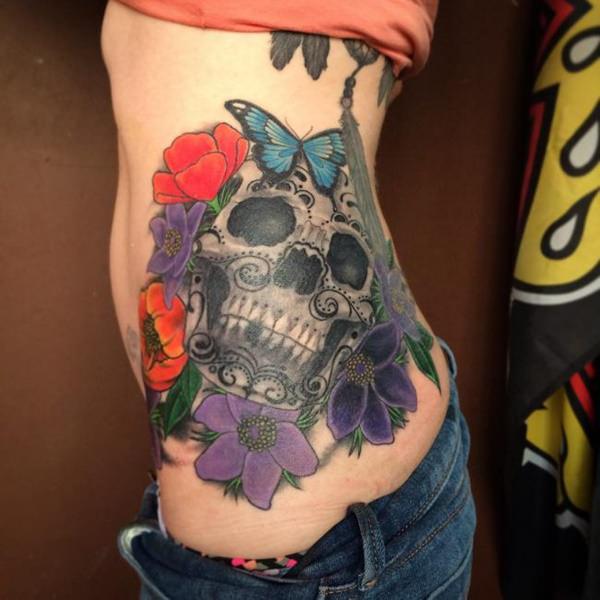 totenkopf tattoo 154