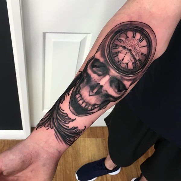 totenkopf tattoo 174