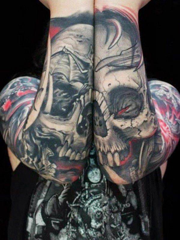 totenkopf tattoo 184