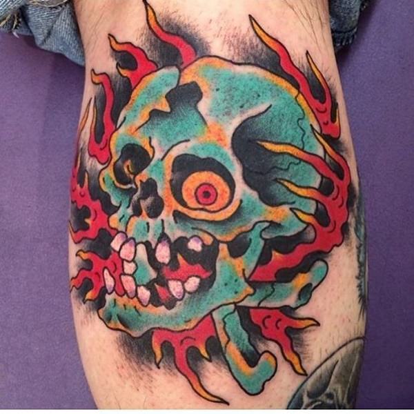 totenkopf tattoo 227